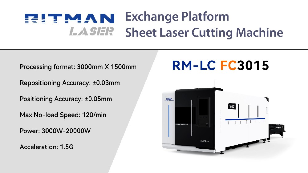 RM-LC FC3015 Exchange Platform Sheet Laser Cutting Machine