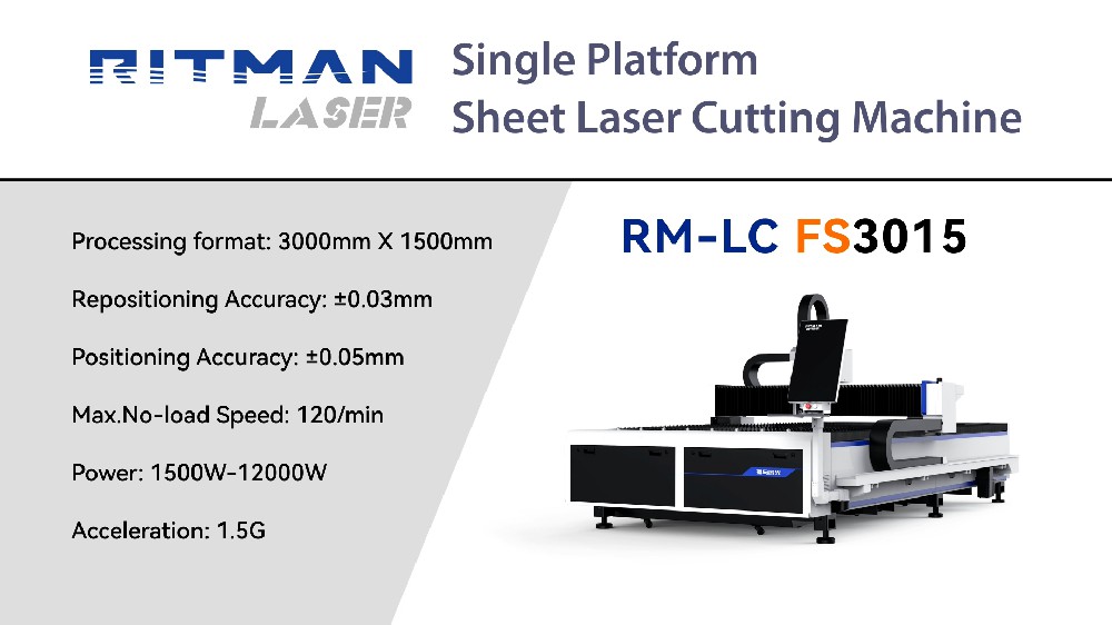 RM - LC FS3015 Single PlatformSheet Laser Cutting Machine