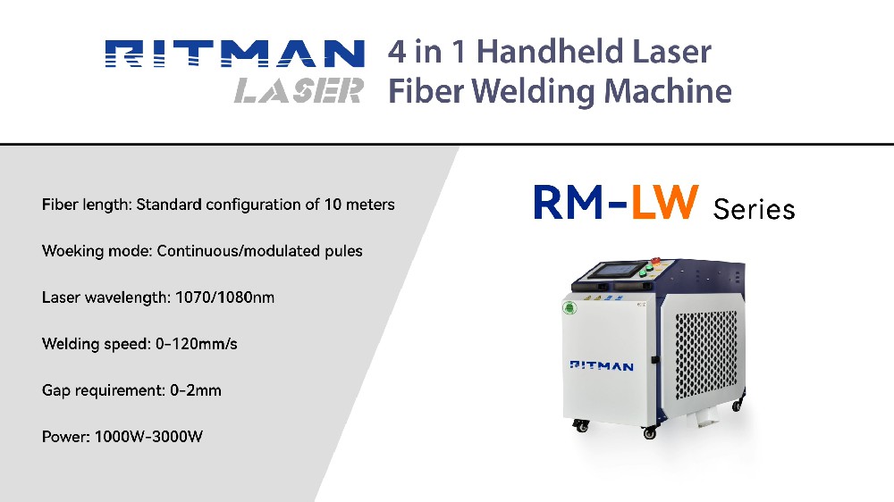 RM-LW Series 4 in 1 Handheld Laser Fiber Welding Machine