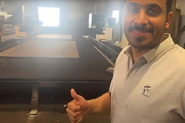 Large-format sheet metal laser cutting machine ordered by Azerbaijan customers