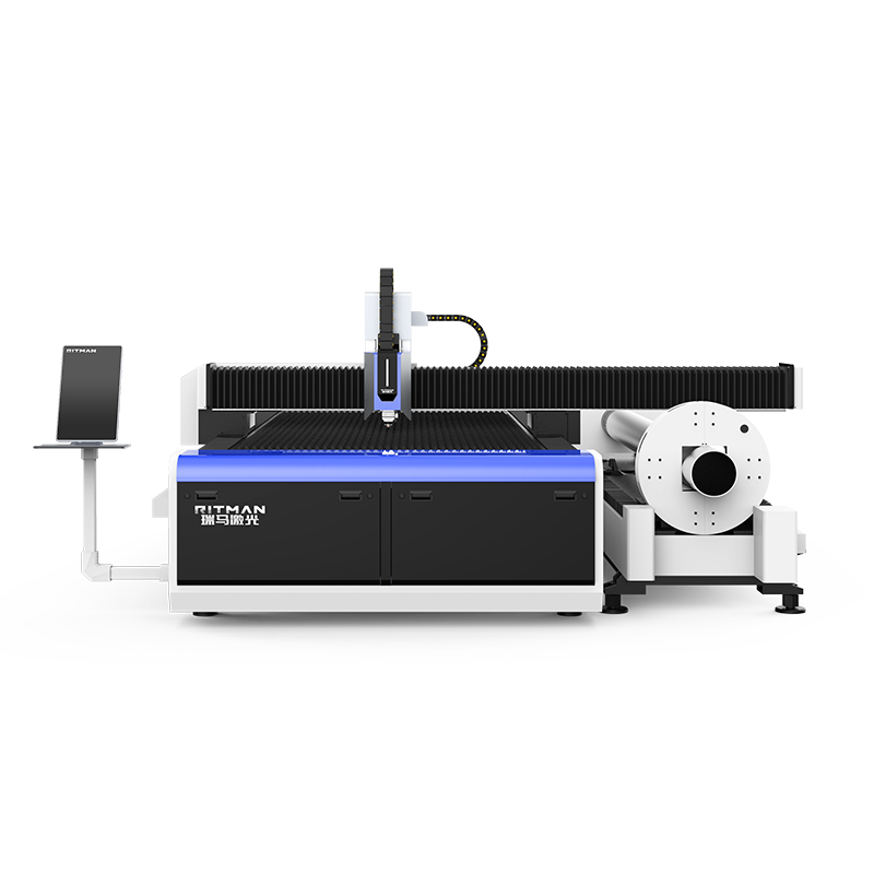 Plate and tube integrated laser cutting machine
